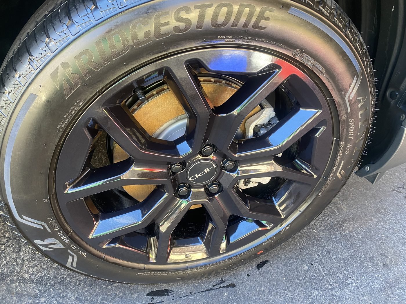 Glossy detailed wheel